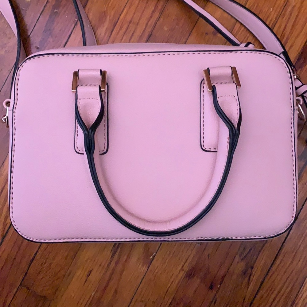 Pink crossbody handbag